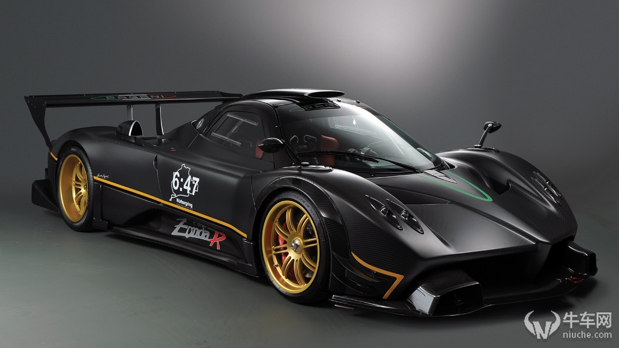 帕加尼zonda r搭载了一台来自奔驰gt赛车clk gtr的6.