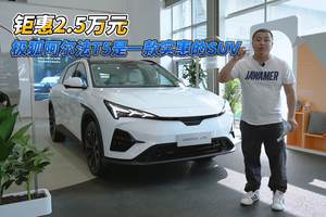 钜惠2.5万元，极狐阿尔法T5是一款实惠的SUV