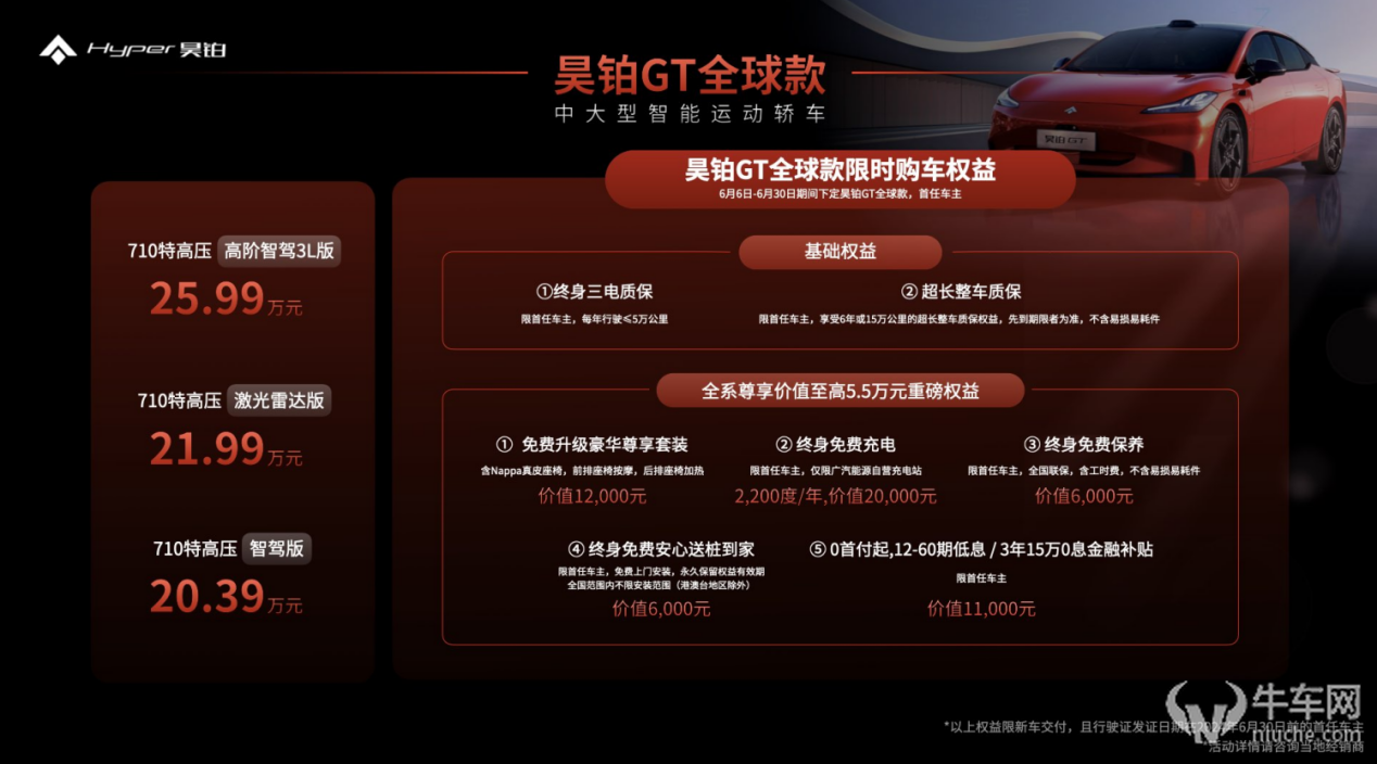 15分钟补能450km，昊铂GT全球款售价20.39万元起