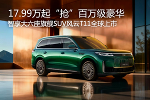 17.99万起“抢”百万级豪华 智享大六座旗舰SUV风云T11全球上市