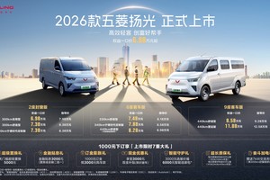 2026款五菱扬光6.98万起上市 以三大技术领先