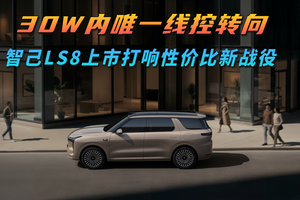 24.98万元起，智己LS8震撼上市！30万内唯一线控转向，旗舰大满配！