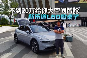 不到20万给你大空间智舱 新乐道L60掀桌子
