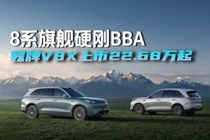 8系旗舰硬刚BBA 魏牌V8X上市22.68万起