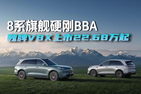 8系旗舰硬刚BBA 魏牌V8X上市22.68万起