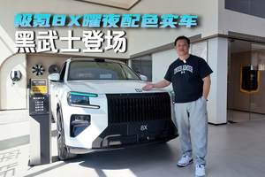  黑武士登场 极氪8X曜夜配色实车探店