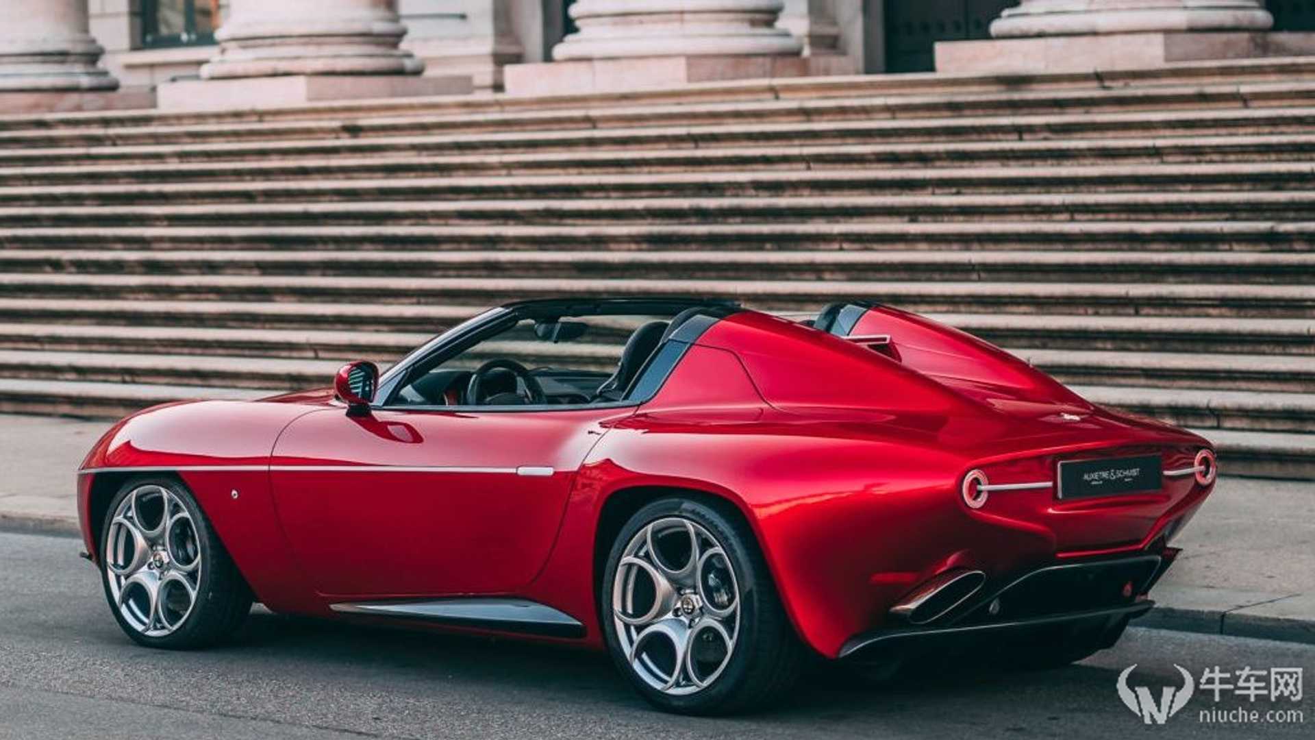 限量7台阿尔法罗密欧拍卖纯手工打造用法拉利v8发动机动力450匹