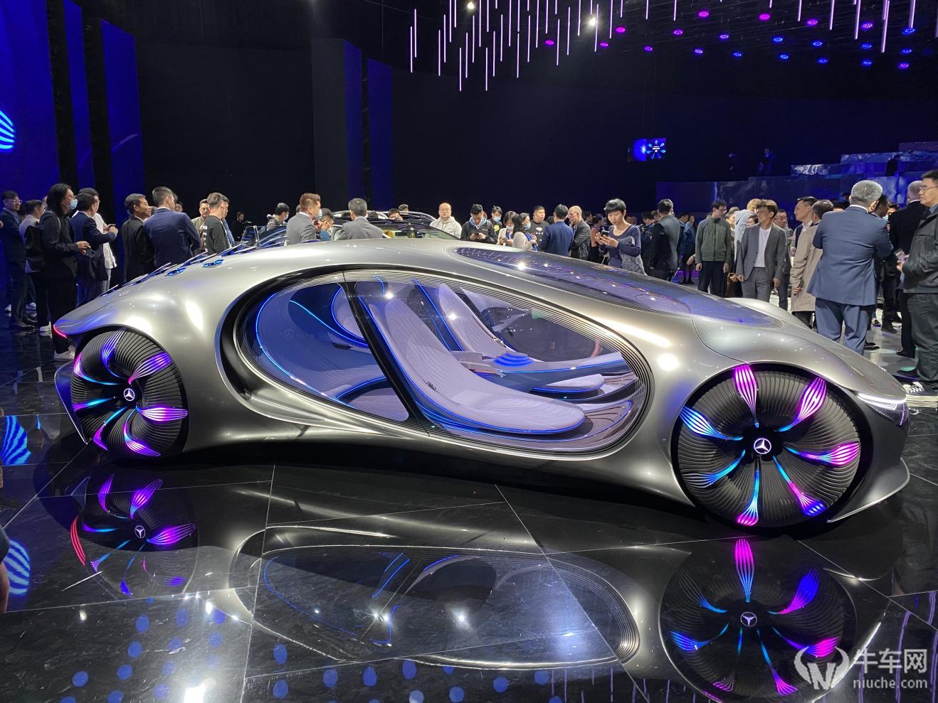 上海车展梅赛德斯奔驰visionavtr概念车亮相