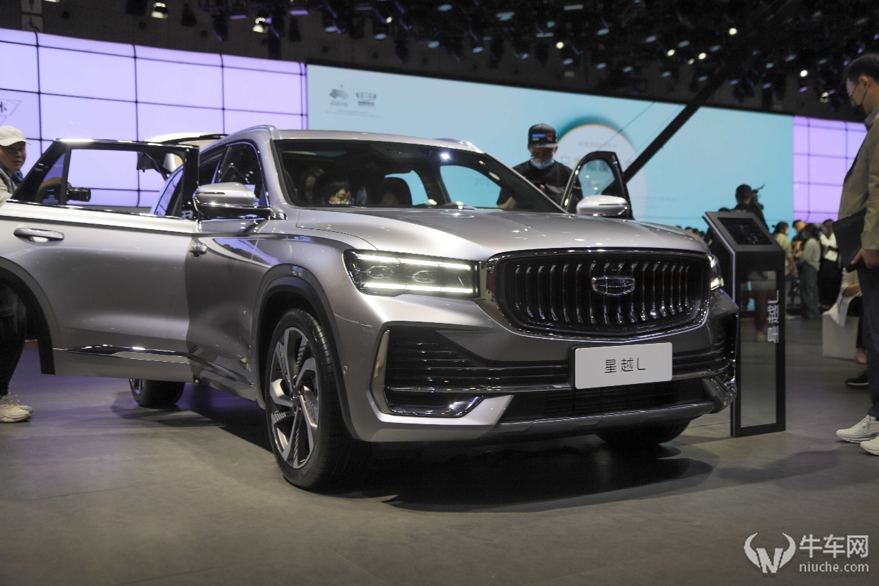 上海车展轴距越级还标配20t实拍吉利星越l