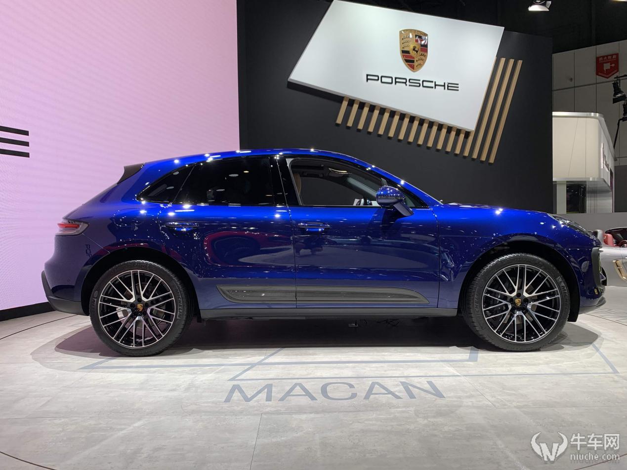 成都车展新款保时捷macan亮相纯电到来前的完整体
