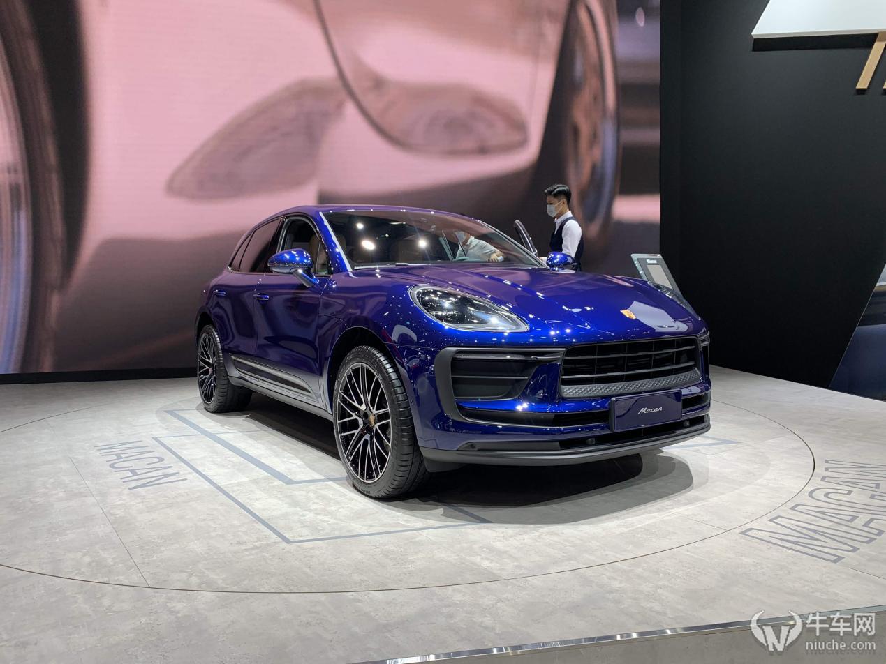 成都车展新款保时捷macan亮相纯电到来前的完整体