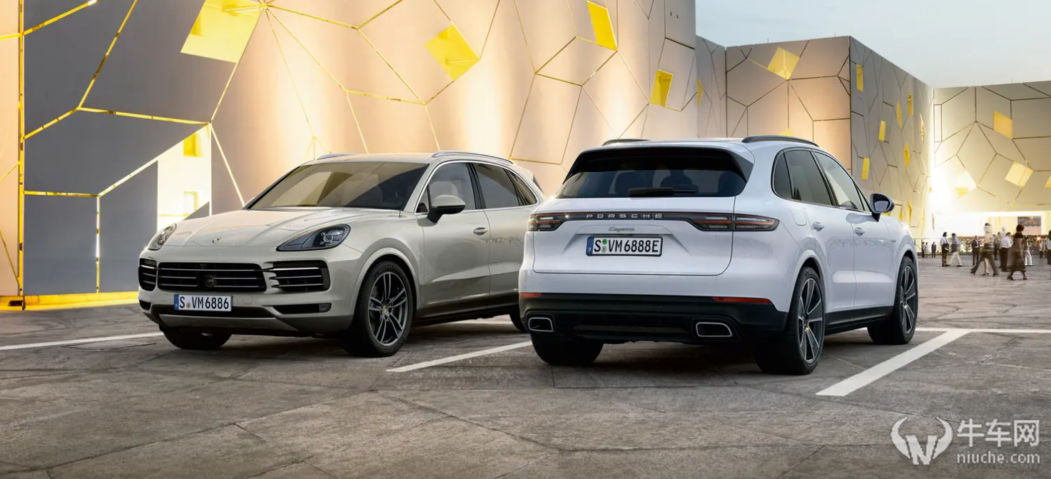 多处细节使用金色饰件保时捷cayenne卡宴铂金版上市1018万起