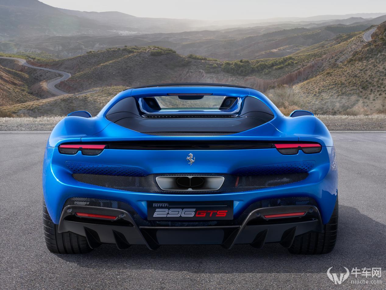 v6敞篷混动超跑法拉利296gts公布国内售价