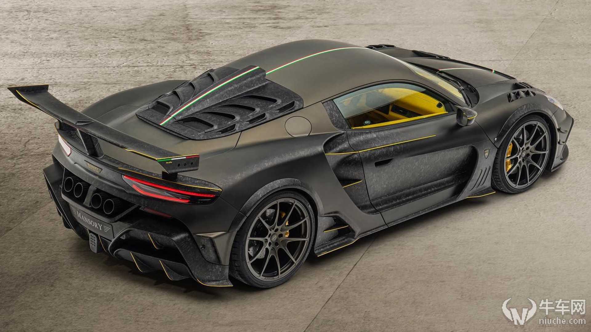 扎牙舞爪全车锻造碳纤维mansory改玛莎拉蒂mc20