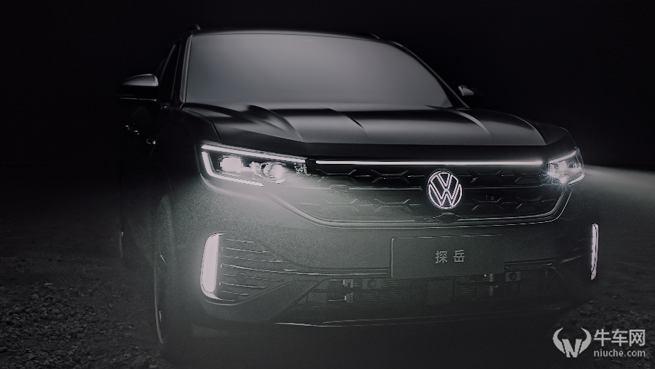 磨砂质感通黑到底一汽大众探岳推出黑火山版