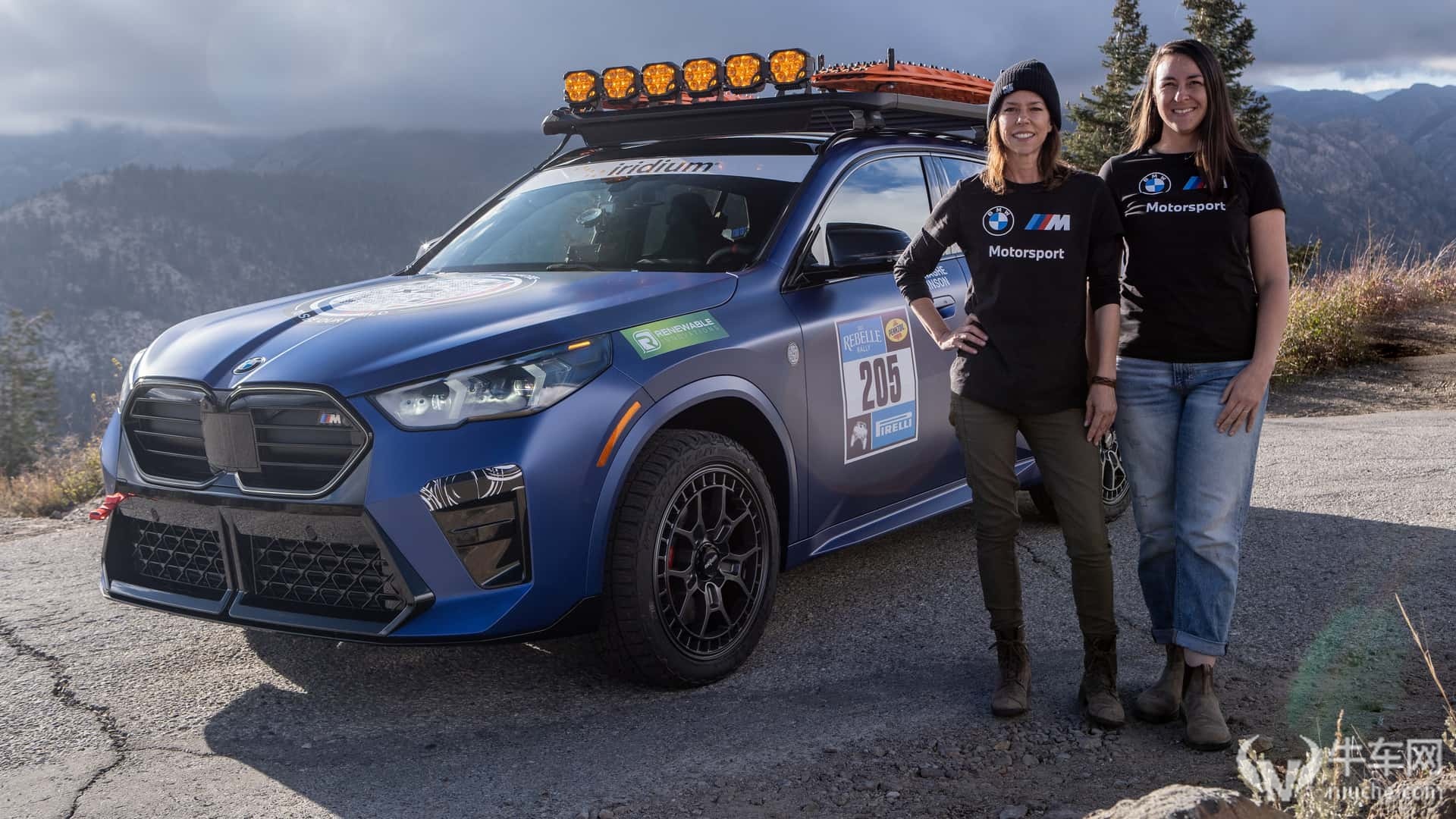 宝马x2拉力赛车全女性成员参赛